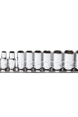 SP Tools 1/4" Drive Socket Rail Set - Metric Only - 6pt - 10pc Don’t Miss Out