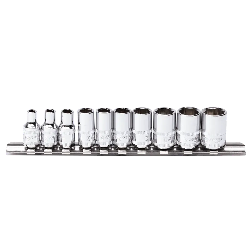 SP Tools 1/4" Drive Socket Rail Set - Metric Only - 6pt - 10pc Don’t Miss Out