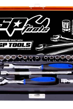 SP Tools 1/4" Drive Socket Set - Metric/SAE - 12pt - 23pc Wholesale