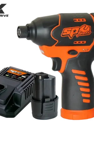 SP Tools 12v 1/4" Drive Impact Driver Kit - 2.5Ah - SX Drive Budget