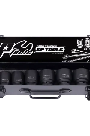 Bulk Order SP Tools 3/4" Drive Impact Socket Set - SAE Only - 6pt - 8pc