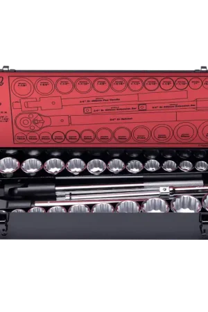 SP Tools 3/4" Drive Socket Set - Jumbo Sizes - Metric/SAE - 12pt - 32pc Sale