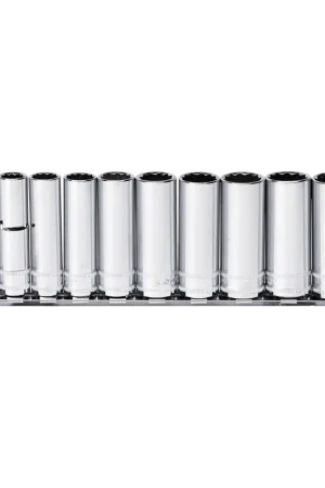 SP Tools 3/8" Drive Socket Rail Set - Deep - Metric Only - 12pt - 10pc Limited Offer