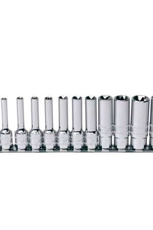 SP Tools 3/8" Drive Socket Rail Set - E-Torx - 12pc Handmade