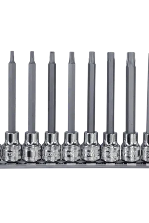 Limited Offer SP Tools 3/8" Drive Socket Rail Set - Long - Torx - 9pc