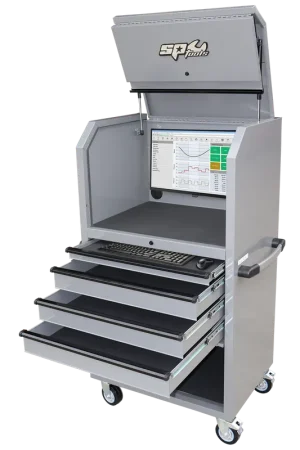 No Minimum Order SP Tools 36" USA Sumo Series Diagnostic Station - 4 Drawer - Lethal Grey