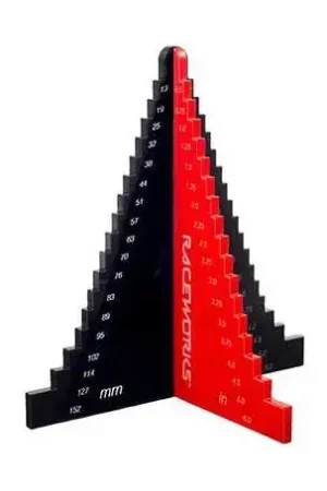 Raceworks Acrylic Hose Gauge 0.5 - 0.6in. Instant Buy