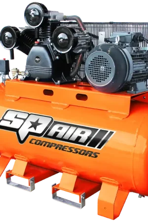 SP Tools Air Compressor - V-Twin Cast Iron Stationary - 10hp - 3 Phase - 270L Tank While Supplies Last