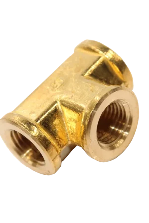 Express Delivery SP Tools Air Fitting - 1/4" Female Tee - Brass