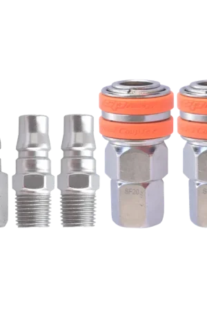 Fast Shipping SP Tools Air Fitting Kit - Nitto Style - Hi Flow Series - 5pc