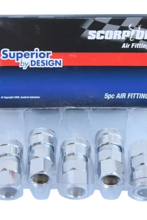 Hot Picks SP Tools Air Fittings - 1/2" Female Thread Coupler - Nitto Style - Hi Flow Series - Box of 5