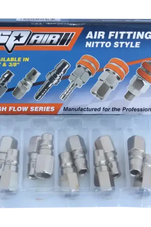 New Arrival SP Tools Air Fittings - 1/4" Female Thread Plug - Nitto Style - Hi Flow Series - Box of 10