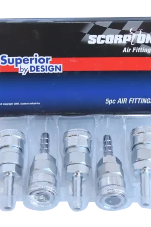 Buy Direct SP Tools Air Fittings - 1/4" Hose Tail Coupler - Nitto Style - Hi Flow Series - Box of 5