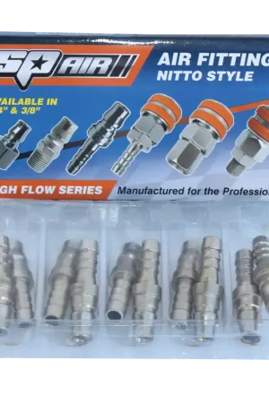 SP Tools Air Fittings - 3/8" Barbed Hose Tail Plug - Nitto Style - Hi Flow Series - Box of 10 Discount