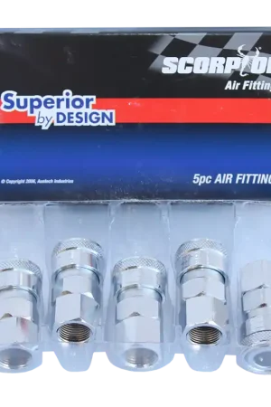 Popular SP Tools Air Fittings - 3/8" Female Thread Coupler - Nitto Style - Hi Flow Series - Box of 5