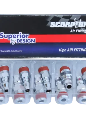 SP Tools Air Fittings - 3/8" Male Thread Plug - Nitto Style - Hi Flow Series - Box of 10 Top Pick