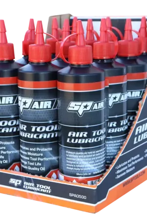 SP Tools Air Tool Lubricant - Carton of 12 x 500ml Bottles Markdown