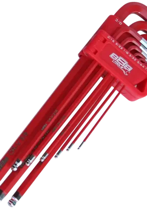 Markdown SP Tools Ball Drive Hex Key Set - SAE - Colour Coded - 888 Series - 9pc