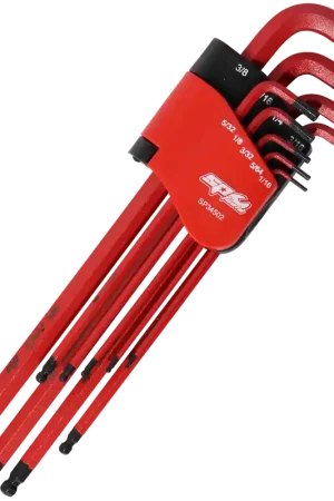 SP Tools Ball Drive Hex Key Set - SAE - Colour Coded - 9pc Latest