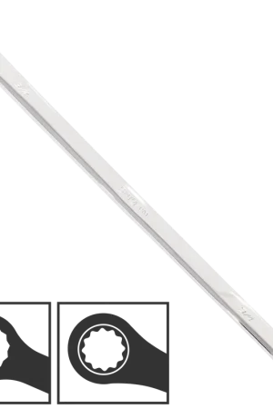 SP Tools Box Drive Double Ring Spanner - Extra Long - SAE - 0° Offset - Individual, Size: 5/16" Modern