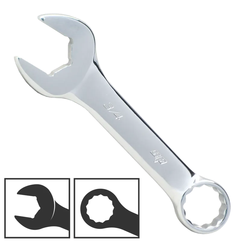 SP Tools Combination ROE Quad Drive Spanner - Stubby - SAE - 15° Offset - Individual, Size: 5/16" Brand New