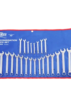 Grab Now SP Tools Combination ROE Quad Drive Spanner Set - 15° Offset - Metric/SAE - 27pc