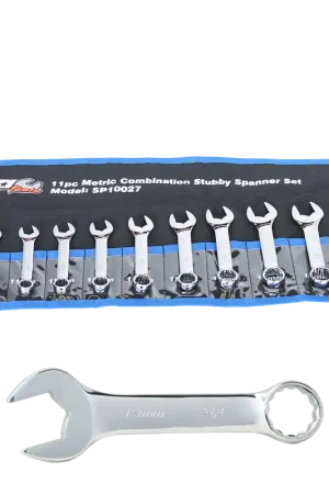 Today Only SP Tools Combination ROE Quad Drive Spanner Set - Stubby - 15° Offset - Metric - 11pc