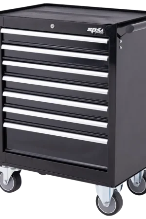 SP Tools Custom Series Roller Cabinet - Deep Depth - 7 Drawer - Black/Chrome Popular