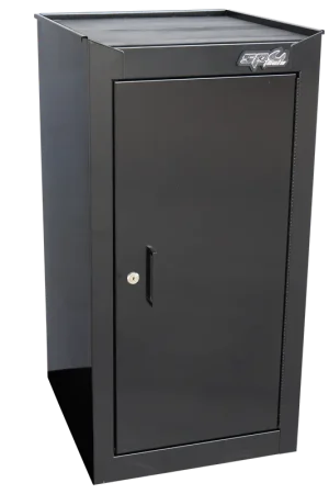 Handmade SP Tools Custom Series Side Cabinet - 1 Compartment - Adjustable Shelf - Black/Chrome