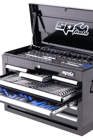 SP Tools Custom Series Tool Kit - 138pc - Metric Only - Black/Chrome Secure Checkout