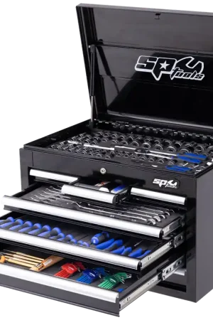 SP Tools Custom Series Tool Kit - 254pc - Metric & SAE - Black/Chrome Brand New