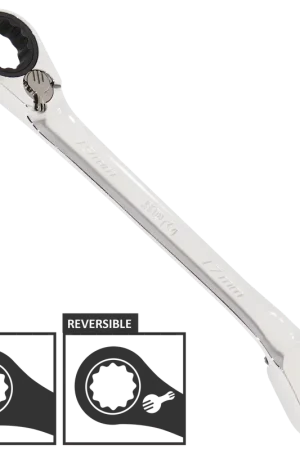 SP Tools Double Gear Drive Ring Spanner - Metric - 15° Offset - Individual, Size: 8 x 9mm Exclusive