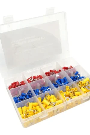 Proflow Electric Terminal Kit 345 Piece Ring Terminal Assortment Kit Super Sale