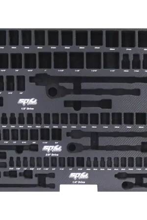 SP Tools EVA Foam Tray - Suits Sockets & Accessories - Metric & SAE - 105pc Hot Deal