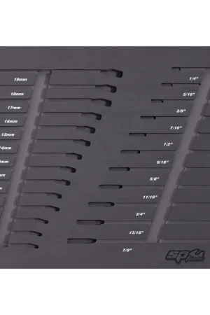 SP Tools EVA Foam Tray - Suits Spanners - Metric & SAE - 25pc Buy Direct