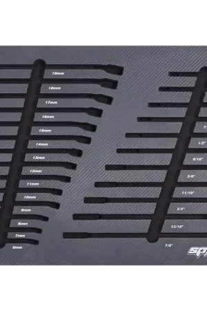 SP Tools EVA Foam Tray - Suits Spanners - Metric & SAE - 25pc Hassle-Free Returns