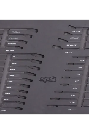 SP Tools EVA Foam Tray - Suits Spanners - Metric & SAE - 26pc Warranty Included