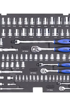 Markdown SP Tools EVA Foam Tray Tool Kit - Sockets & Accessories - 103pc - Metric & SAE