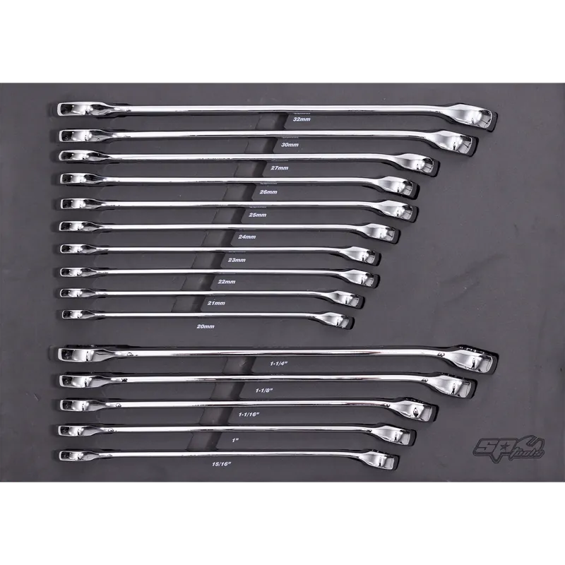 Reduced Price SP Tools EVA Foam Tray Tool Kit - Spanners - 15pc - Metric & SAE