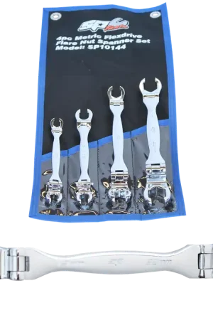 SP Tools Flex Head Flare Nut Spanner Set - Metric - 4pc Get Yours
