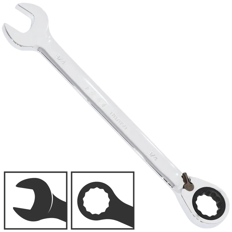 Limited Edition SP Tools Gear Drive ROE Spanner - 888 Series - SAE - 15° Offset - Individual, Size: 3/8"