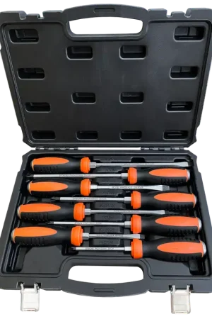Limited Edition SP Tools Go Thru Screwdriver Set in X-Case - Heavy Duty - 8pc