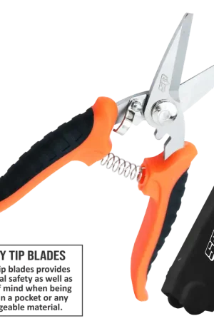 SP Tools Industrial Shears/Scissors - Safety Tip Blades - 180mm - 7" Same Day Shipping