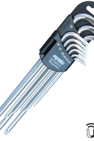 SP Tools Magnetic Key Set - Torx - Chrome - 9pc Limited Time