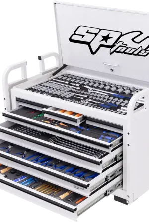 SP Tools Off Road Series Field Service Tool Kit - 413pc - Metric/SAE - Black/Chrome - Plus Extra EVA Foam Trays Clearance