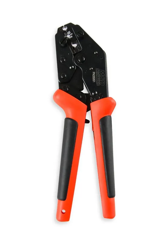 MSD Pro Crimp Tool, Ratchet Action The Pro-Crimp features interchangeable jaws allowing for a variety of different style crimps with one heavy-duty tool. Place Order