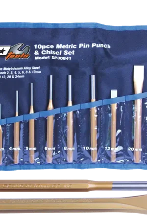 SP Tools Punch & Chisel Set - 10pc Limited Time