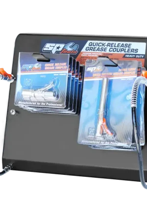 SP Tools Quick Release Grease Couplers Display Stand Discount