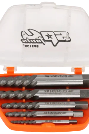 New Release SP Tools Screw Extractor Set - Spiral Type - 5pc