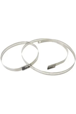 Hot Deal Aeroflow Stainless Steel Snaplock Ties - 12 x 9"